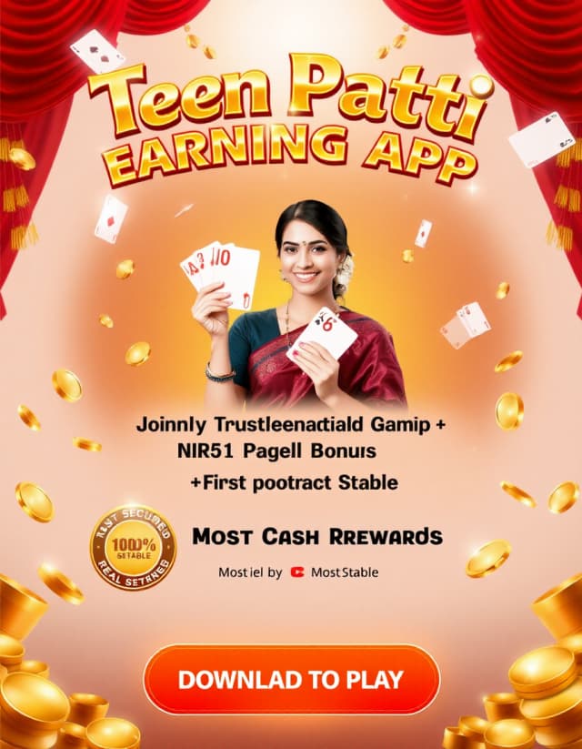 Teen Patti Earning App Banner